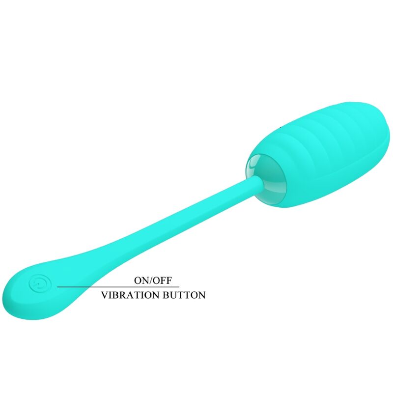 Pretty Love - Ovo Vibratório Recarregvel Kirk Aqua Verde - Image 7