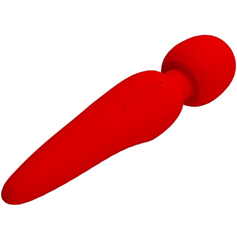 Pretty Love - Maredith Massager 12 Modos De Vibrao Vermelho - Image 2