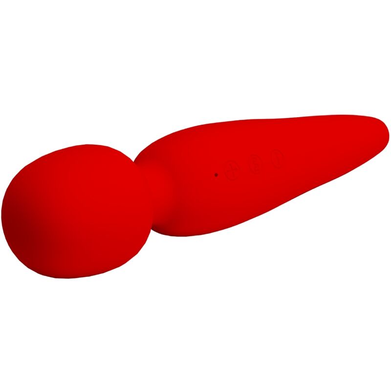 Pretty Love - Maredith Massager 12 Modos De Vibrao Vermelho - Image 3