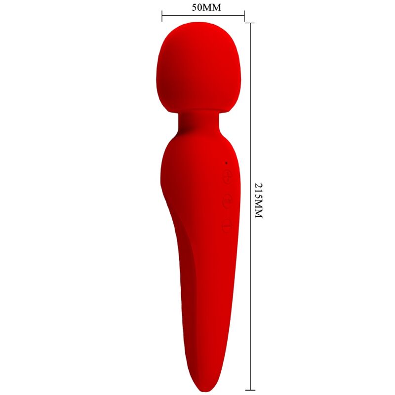 Pretty Love - Maredith Massager 12 Modos De Vibrao Vermelho - Image 6
