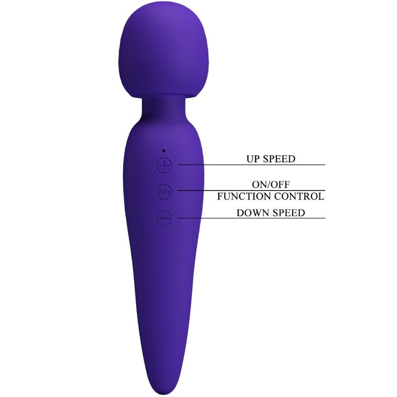 Pretty Love - Maredith Massager 12 Modos De Vibrao Roxo - Image 7