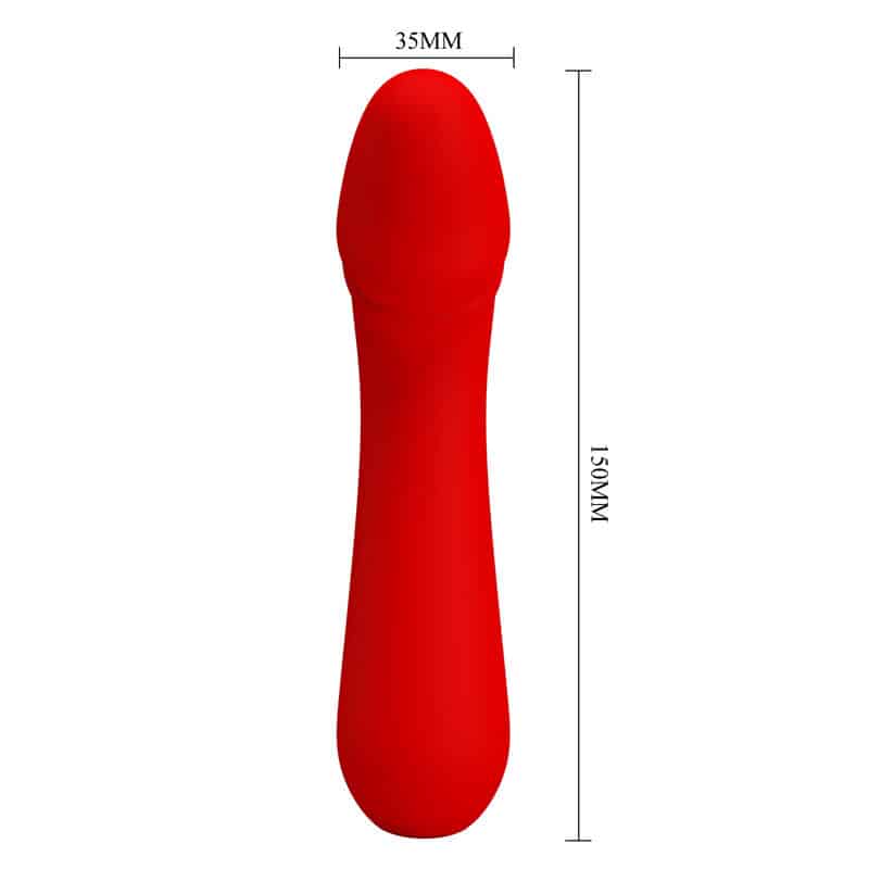 Pretty Love - Vibrador Recarregvel Cetus Vermelho - Image 6