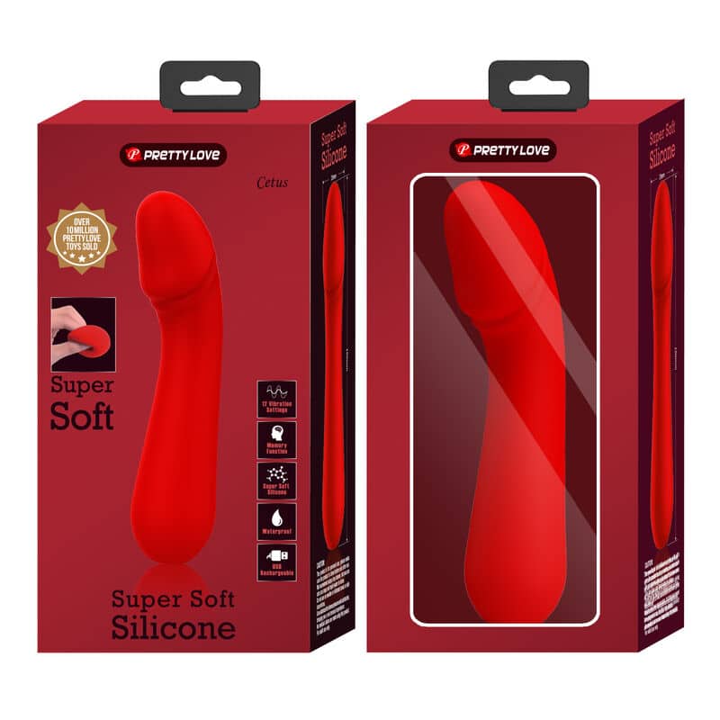 Pretty Love - Vibrador Recarregvel Cetus Vermelho - Image 9