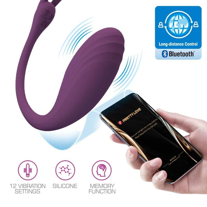 Pretty Love - Catalina Vibrador App Controle Remoto Roxo - Image 9