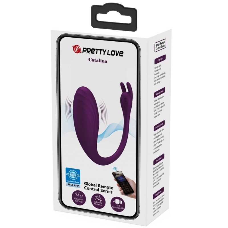 Pretty Love - Catalina Vibrador App Controle Remoto Roxo - Image 20