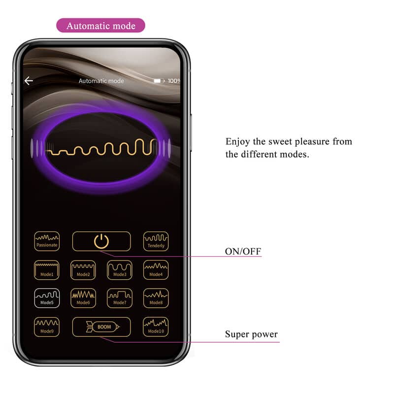 Pretty Love - Vibrador Hector Electroshock Por App Control Roxo - Image 17