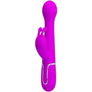 Pretty Love - Vibrador Dejon Coelho 3 Em 1 Multifuno Violeta