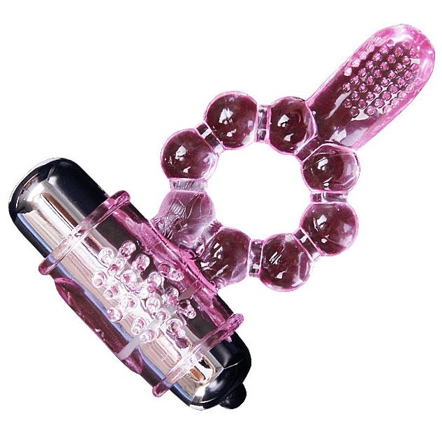 Baile - Anel De Silicone 10 Ritmos De Língua Com Vibrao Rosa - Image 5