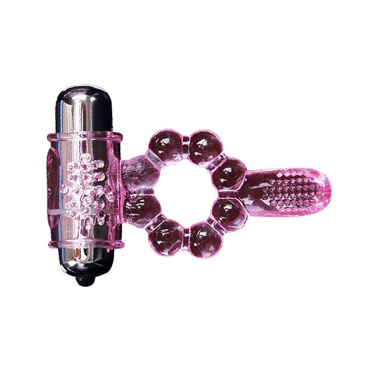 Baile - Anel De Silicone 10 Ritmos De Língua Com Vibrao Rosa - Image 6