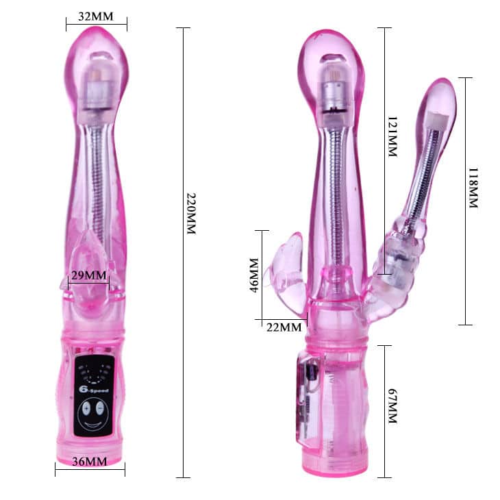 Baile - Vibrador Flexível Com Estimulador Anal - Image 4