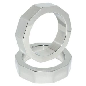 Metal Hard - Anel Para Pênis E Porca De Testículo 55 Mm