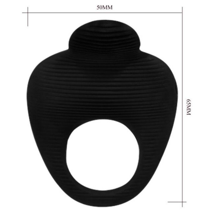 Pretty Love - Anel Vibrador Love Dedal Preto - Image 4