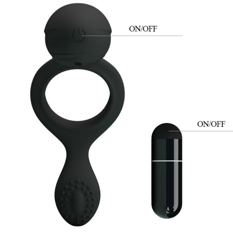 Pretty Love - Anel Vibrador Com Estimulador Ethel - Image 6