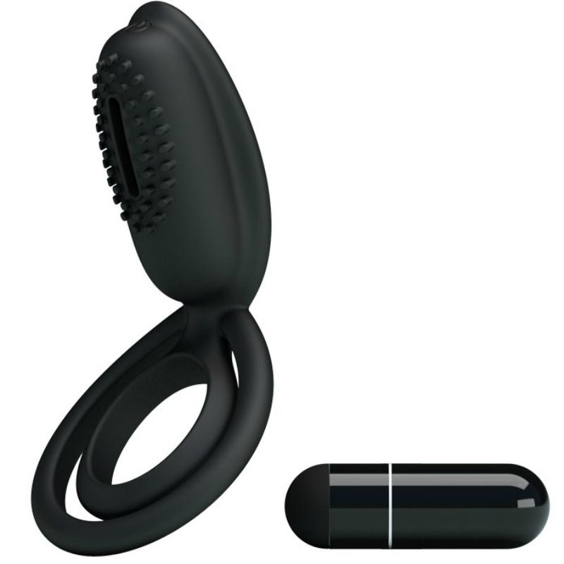 Pretty Love - Anel Vibrador Com Estimulador Esther