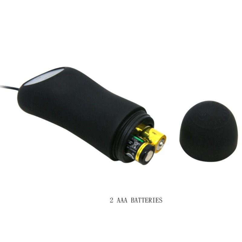 Pretty Love - Plug Anal De Silicone 12 Modos De Vibrao Preto - Image 6