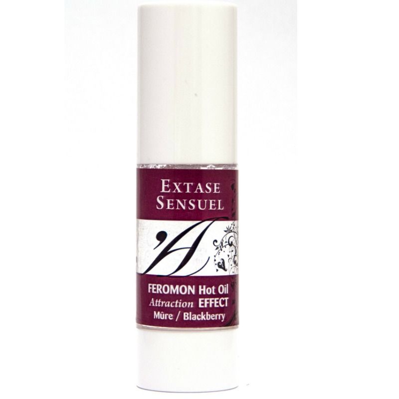 Extase Sensual - Óleo De Massagem Efeito De Aquecimento Com Feromônios De Blackberry 30 Ml - Image 2