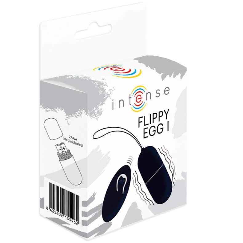 Intense - Flippy I Vibrating Ogg Com Controle Remoto Preto - Image 5