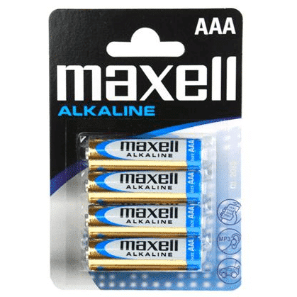 Maxell - Bateria Aaa 4pcs