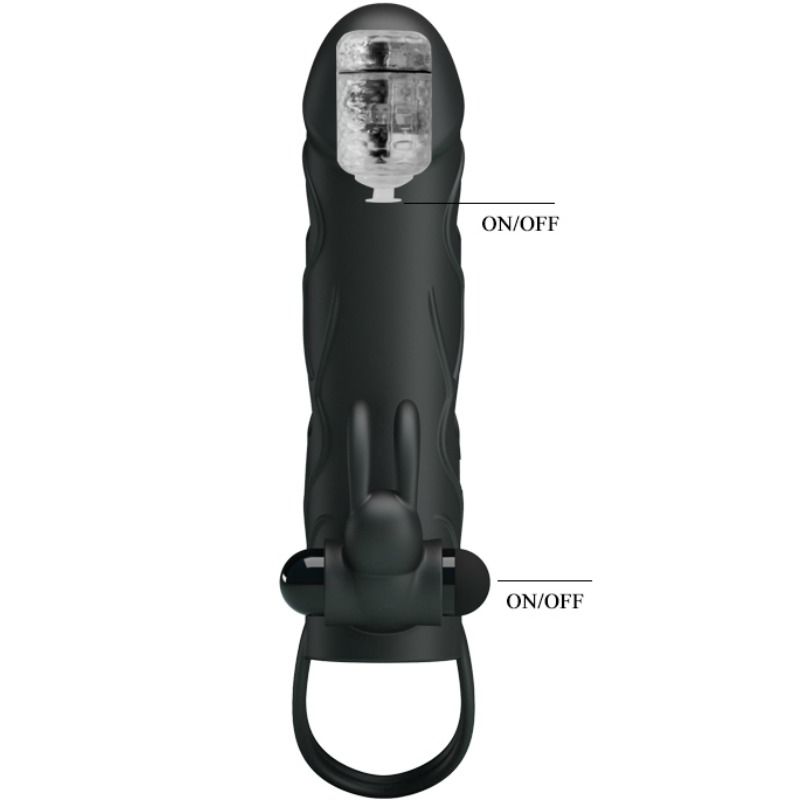 Pretty Love - Capa De Silicone Com Vibrao 14 Cm 2.0 - Image 4