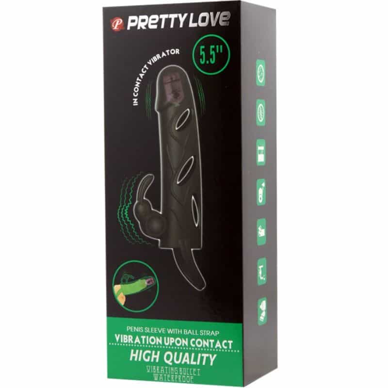 Pretty Love - Capa De Silicone Com Vibrao 14 Cm 2.0 - Image 8