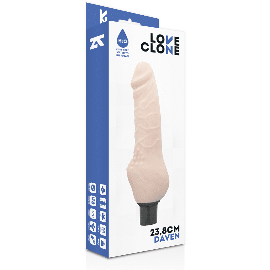 Loveclone - Daven Auto Lubrificao Realística 23,8 Cm - Image 5