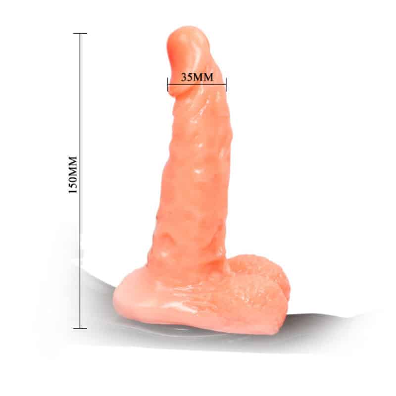 Baile - Arnês Com Pênis Realista E Cala Ajustvel Ultra Apaixonada 15.5 Cm - Image 6