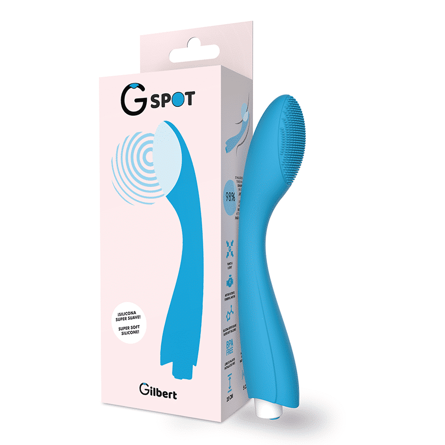 G-Spot - Vibrador Gylbert Azul Turquesa - Image 2