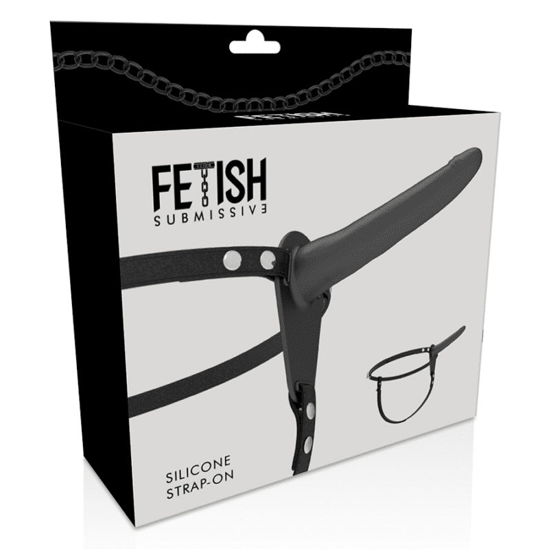 Fetish Submissive Harness - Silicone Preto 15 Cm - Image 4