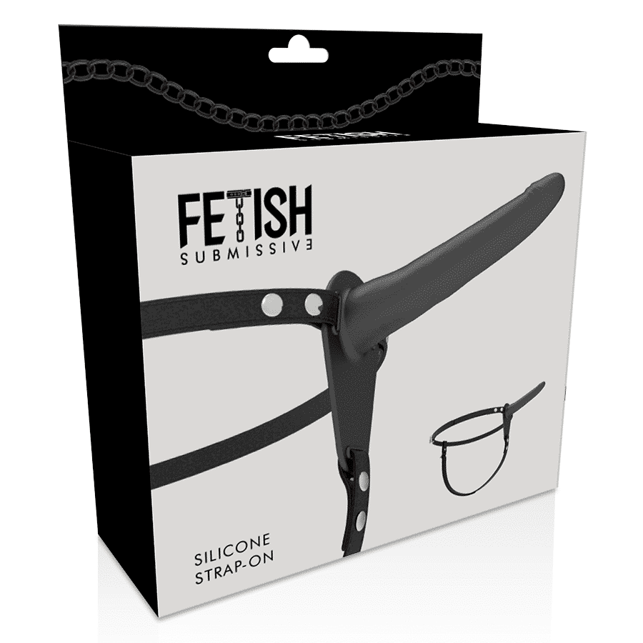 Fetish Submissive Harness - Silicone Preto 15 Cm - Image 4