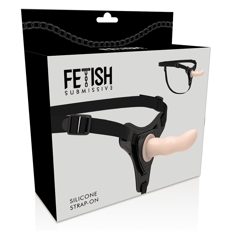 Fetish Submissive Harness - Flesh Silicone G-Spot 12,5 Cm - Image 4