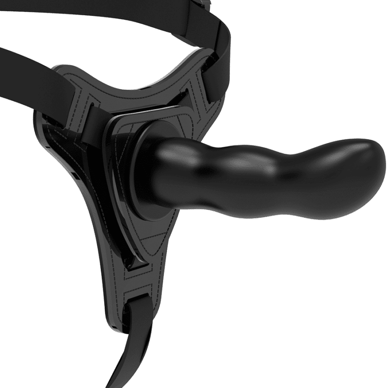 Fetish Submissive Harness - Silicone Preto G-Spot 16 Cm - Image 5