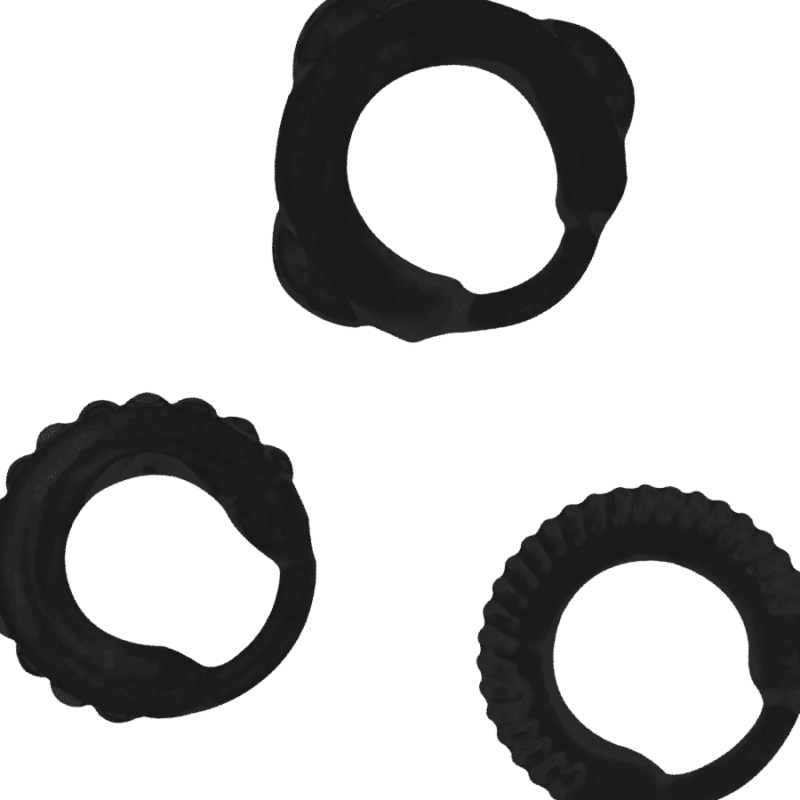 Addicted Toys - Conjunto De Anel C - Preto - Image 3