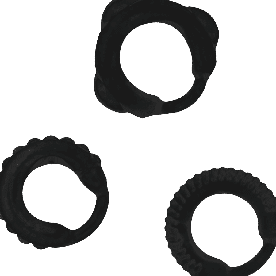Addicted Toys - Conjunto De Anel C - Preto - Image 3