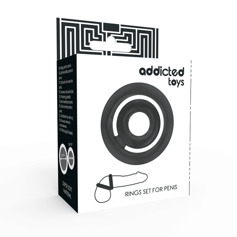 Addicted Toys - Potenz- C-Ring Pênis Preto - Image 4