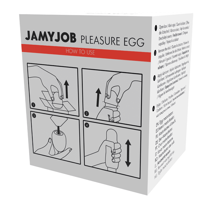 Jamyjob -Masturbador De Ovo Edio Vermelha Discrett - Image 11