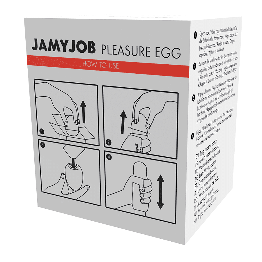 Jamyjob -Masturbador De Ovo Edio Vermelha Discrett - Image 11