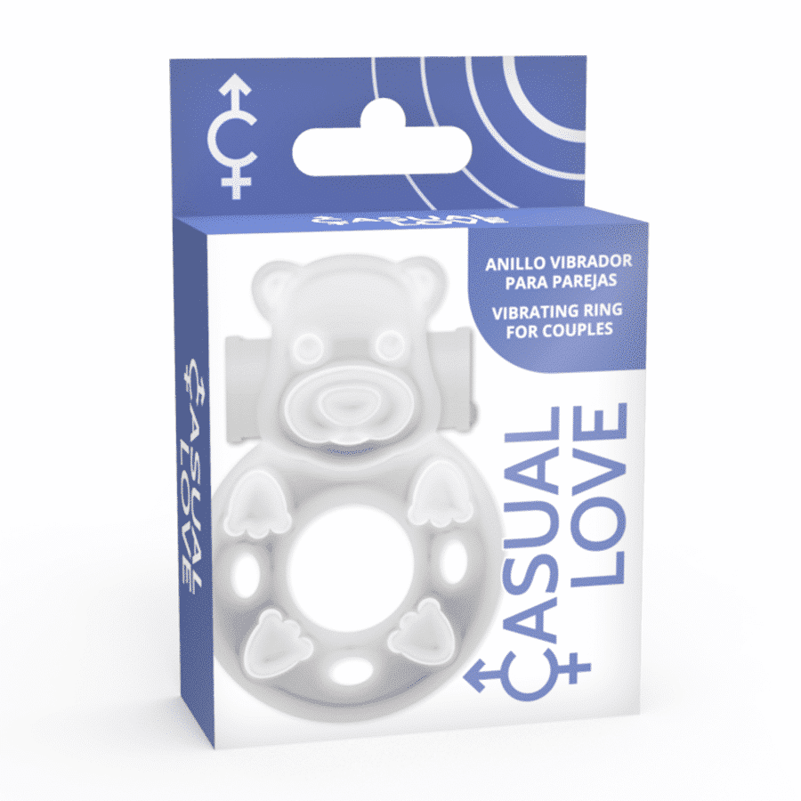Casual Love - 26 Anel De Vibrador De Coelho Transparente - Image 4