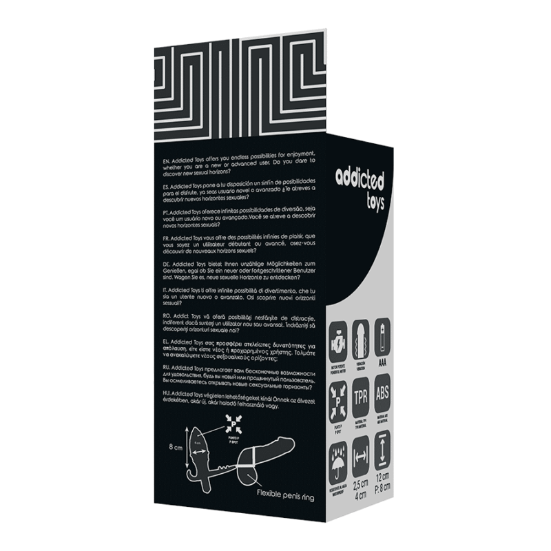 Addicted Toys - Plug Anal Com Anel Duplo Preto - Image 6