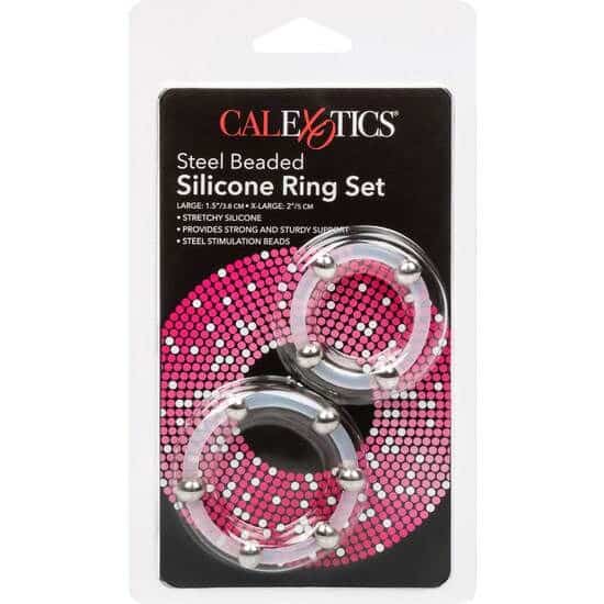 California Exotics - Conjunto De Anéis De Silicone Com Fresas De Ao - Image 3