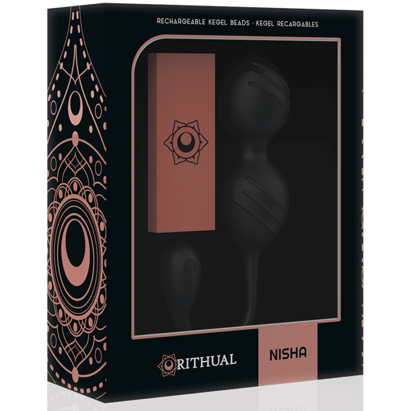 Rithual - Bolas De Kegel Vibratórias Recarregveis Nisha Pretas - Image 10