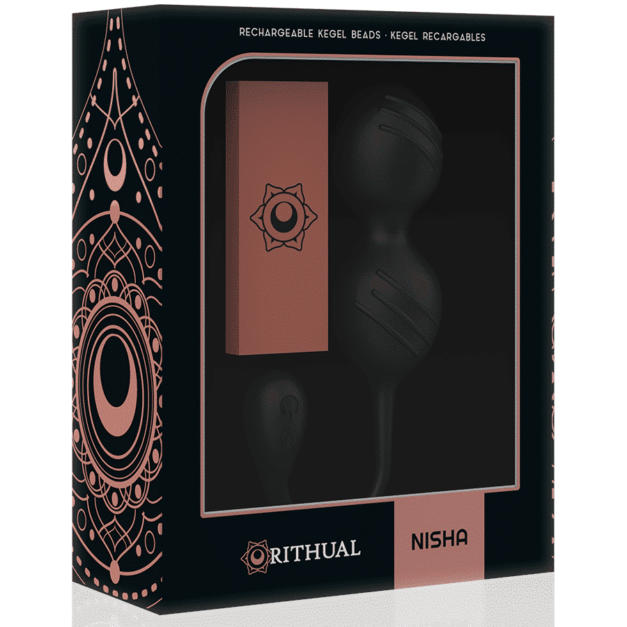 Rithual - Bolas De Kegel Vibratórias Recarregveis Nisha Pretas - Image 10