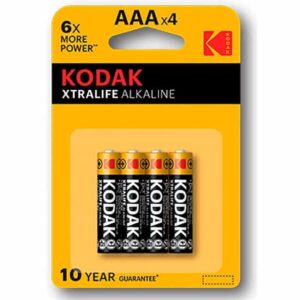 Kodak - Bateria Alcalina Xtralife Aaa Lr03 * 4