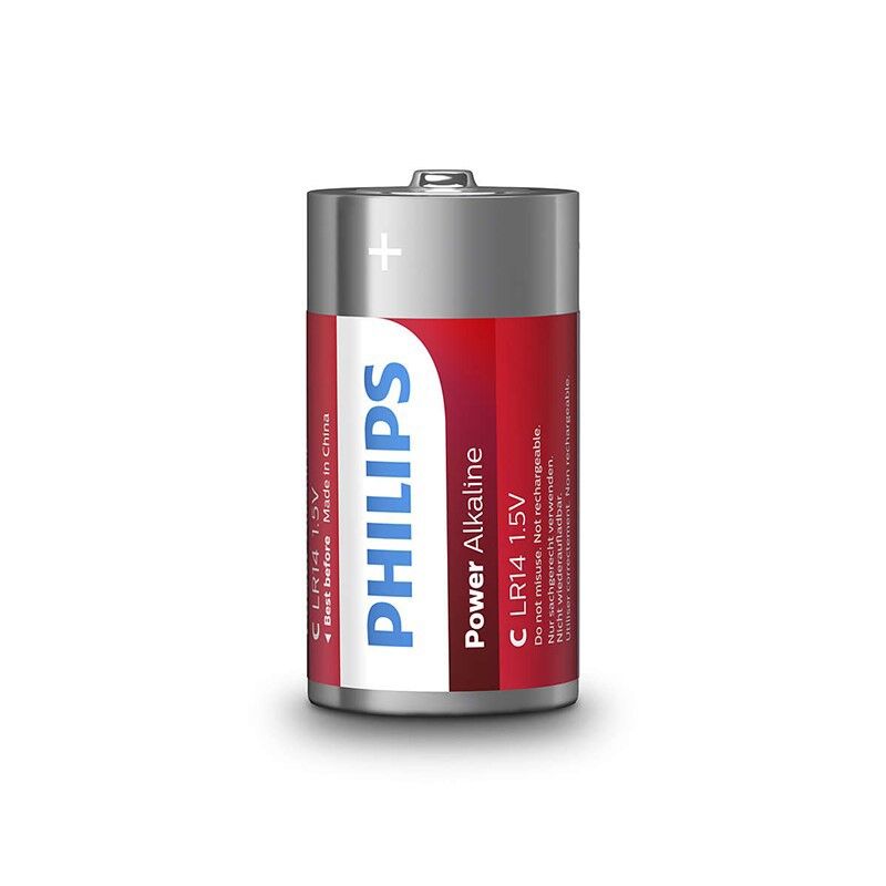 Philips - Power Alkaline Pila C Lr14 Blister * 2 - Image 2
