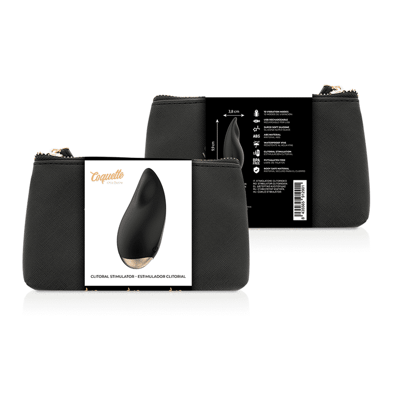 Coquette Toys - Estimulador Clitorial Preto / Ouro - Image 2