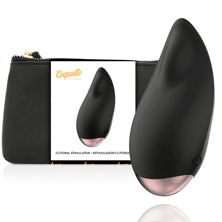 Coquette Toys - Estimulador Clitorial Preto / Ouro