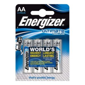 Energizer - Ultimate Lítio Aa L91 Lr6 1,5v *4