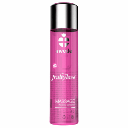 Swede - Fruity Love Efeito De Aquecimento Óleo De Massagem Rosa Framboesa E Ruibarbo 120 Ml