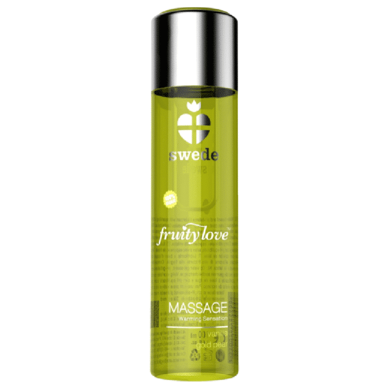 Swede - Fruity Love Óleo De Massagem Efeito De Aquecimento Baunilha E Pêra Dourada 120 Ml