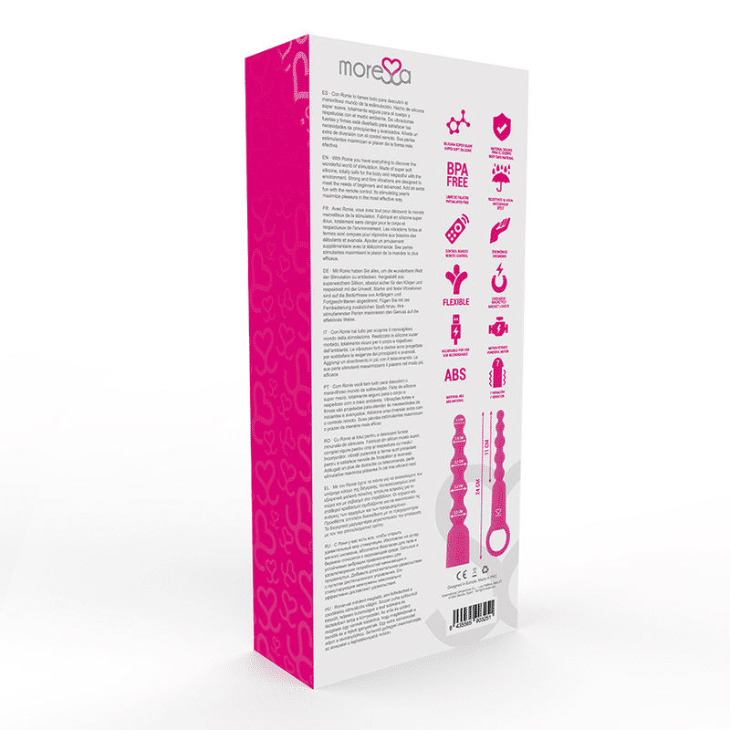 Moressa - Ronie Controle Remoto Prazer Anal Rosa - Image 4