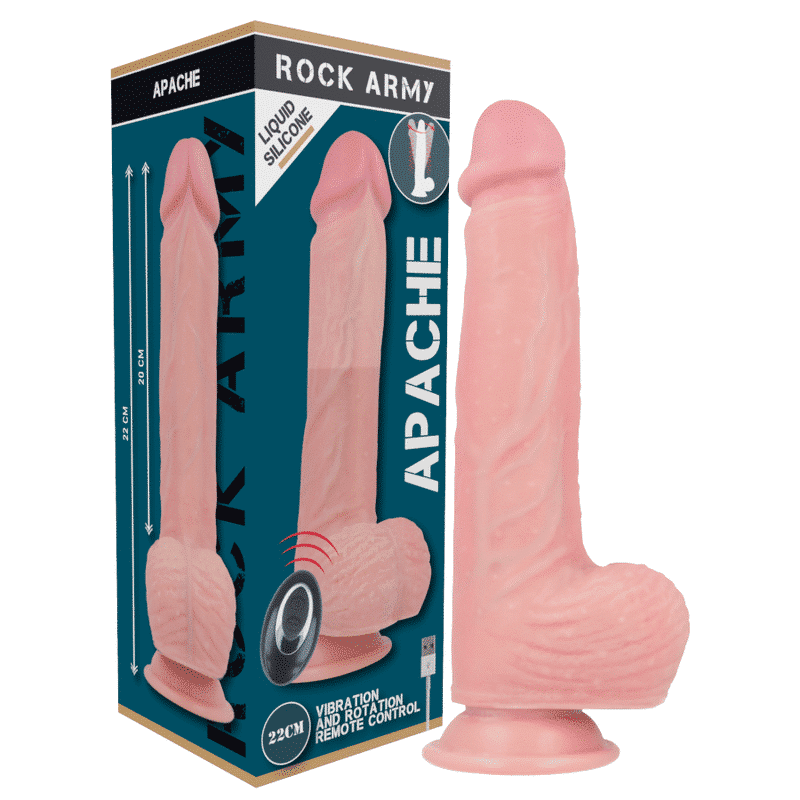 Rockarmy - Arcote + Vibrador De Silicone Líquido Premium Apache Controle Remoto 20.5 Cm -O- 4.62 Cm - Image 13